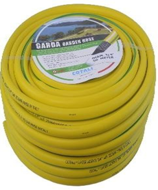بربيش ماء ماتكس اصفر بخط ازرق 1/2" 25 م رت